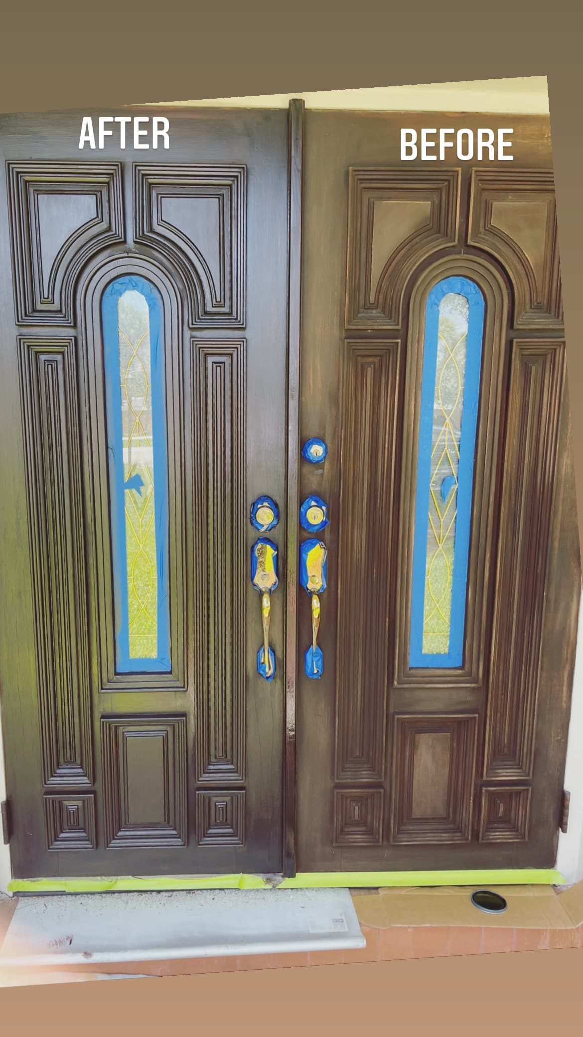 Door painting in South Miami